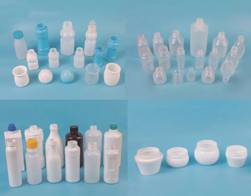Wide range of products made with IBM injection blow molding machines across multiple industries