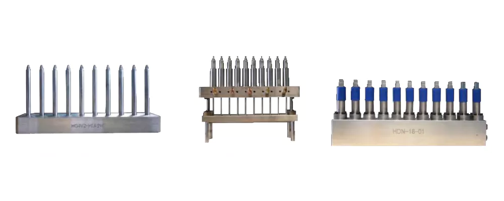 Heavy duty injection stretch blow mold sets for large capacity ISBM machine