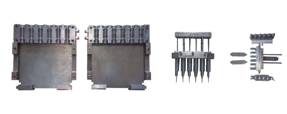ASB-12M compatible ISBM mould tooling for EP-HGY150-V4-EV